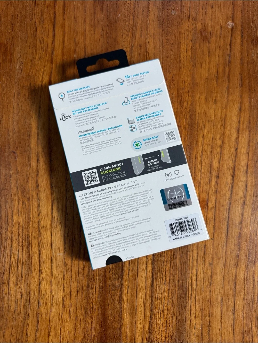 Speck Presidio2 Pro MagSafe Compatible Case for iPhone 15pro 6.1